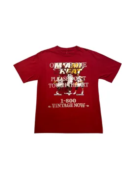 1-800 Vintage Now One Of One Miami Heat Men's Red Tee Size XL