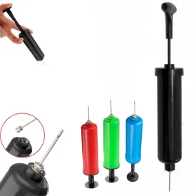 24 Air Inflator Pump Basketball Volley Ball Party Balloon Soccer Handheld Needle