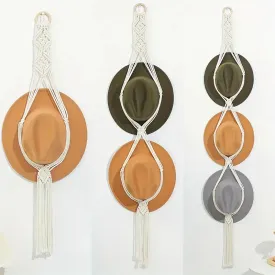Boho Hand Woven Hat rack