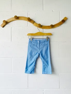 Jacadi Powder Blue Clam Diggers, 18 months