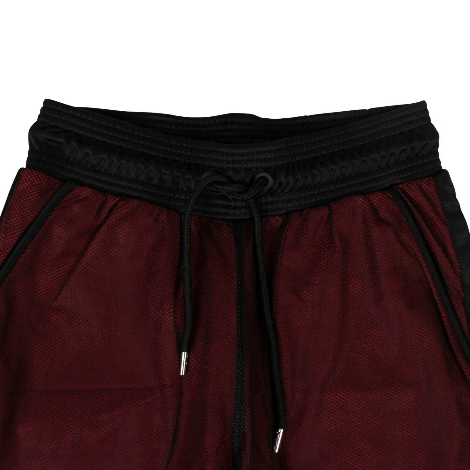 Marcelo Burlon Cotton County Mesh Sweat Shorts - Red