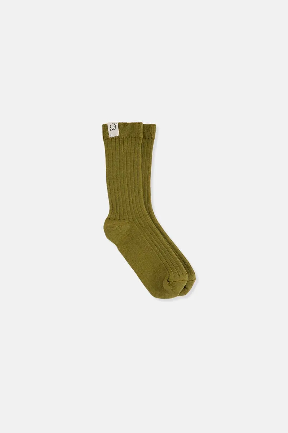 ORGANIC RIB-KNIT SOCKS