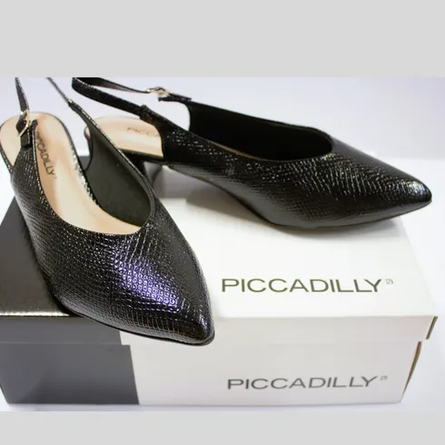 Piccadilly Shoes - Black Sling Back