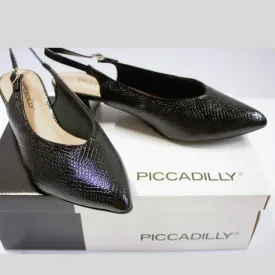 Piccadilly Shoes - Black Sling Back