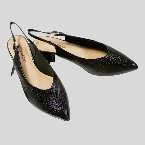Piccadilly Shoes - Black Sling Back