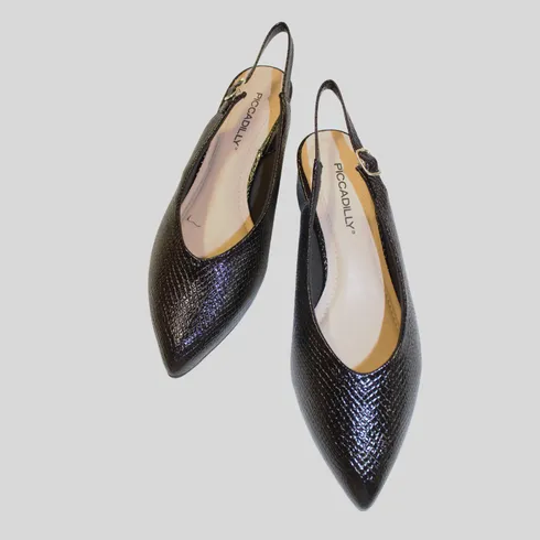 Piccadilly Shoes - Black Sling Back