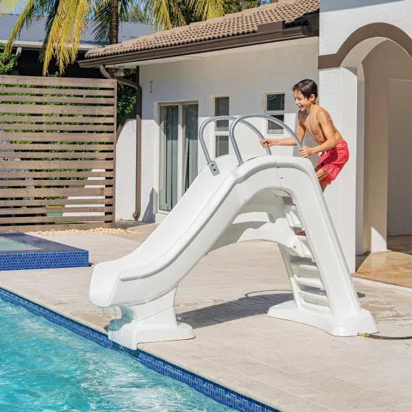 Step2 Pool Slide and Basketball Hoop Entertainment Bundle